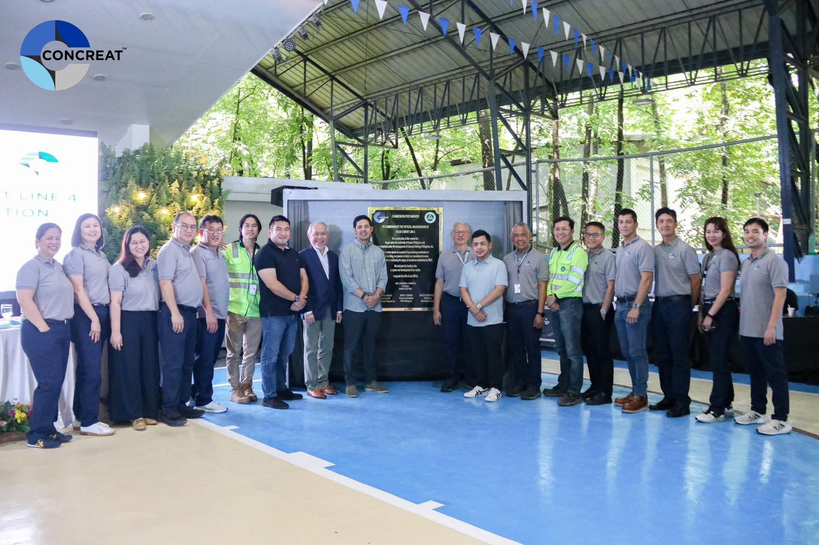 Concreat Philippines starts new cement line in Rizal